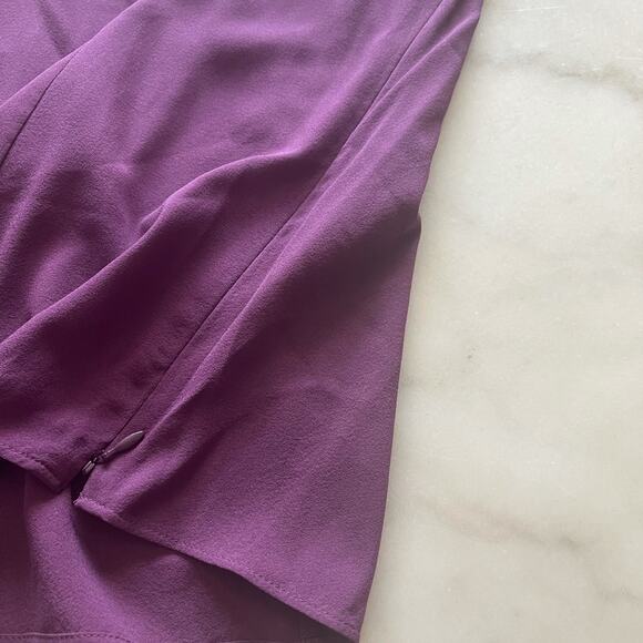 LAFAYETTE 148 NEW YORK COWL NECK SILK BLOUSE TOP - Picture 5 of 6